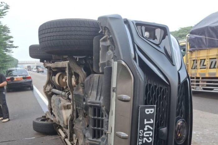Ilustrasi kecelakaan kendaraan di Tol Jagorawi