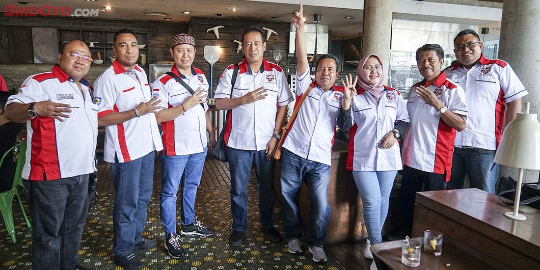 Komunitas pencinta Toyota Fortuner, Forci menjadi tamu dalam acara seremoni pelepasan Tim Toyota For