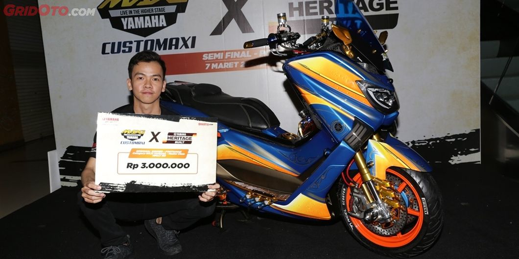 Pemenang kelas master Yamaha NMax