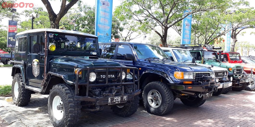 Toyota Land Cruiser Club (TLC) ikut hadir dalam acara JIP City Offroad