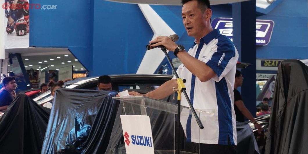 Seiji Itayama, Managing Director PT Suzuki Indomobil Sales (SIS), dalam Launching Suzuki Nex II