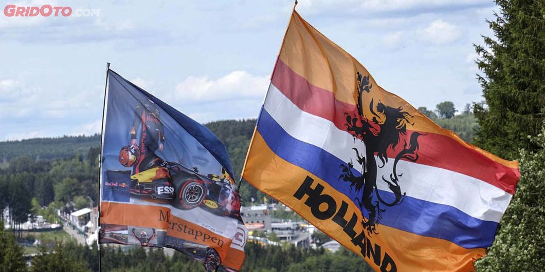 Fans Verstappen di sirkuit Spa-Francorchamps, Belgia 2018  - Photo : Antonio Beniah Hotbonar