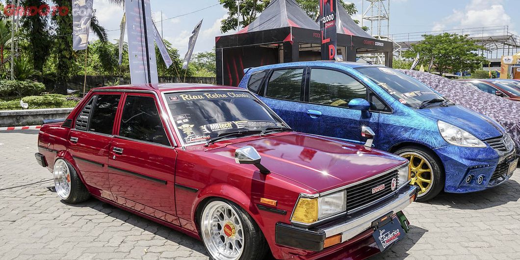 Corolla DX Retro, peserta MBtech Auto Combat seri 2 Pekanbaru 2018. Photo : Agus Salim