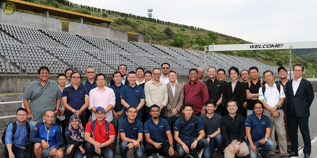 Para Peserta Mazda Asian Tech Forum 2018 di Proving Ground Mazda di Mine, Jepang (27/5)