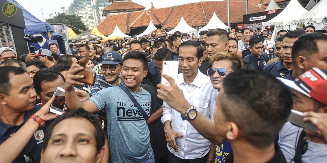 Presiden Jokowi Otobursa 2018 - Photo : Rizky Avryandi - Otomotif