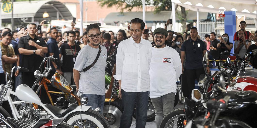 Presiden Jokowi Otobursa 2018 - Photo : Rizky Avryandi - Otomotif