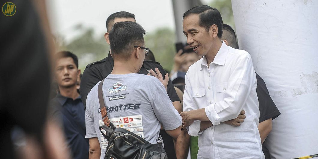 Presiden Jokowi Otobursa 2018 - Photo : Rizky Avryandi - Otomotif