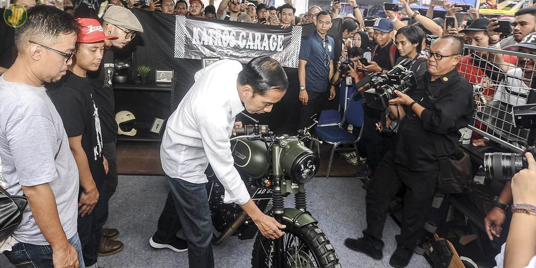 Presiden Jokowi Otobursa 2018 - Photo : Rizky Avryandi - Otomotif