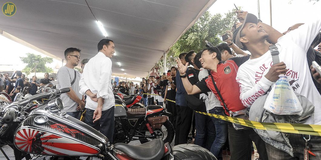 Presiden Jokowi Otobursa 2018 - Photo : Rizky Avryandi - Otomotif