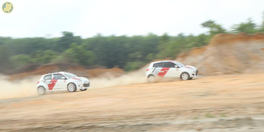 Duet Mitsubishi Mirage rally style