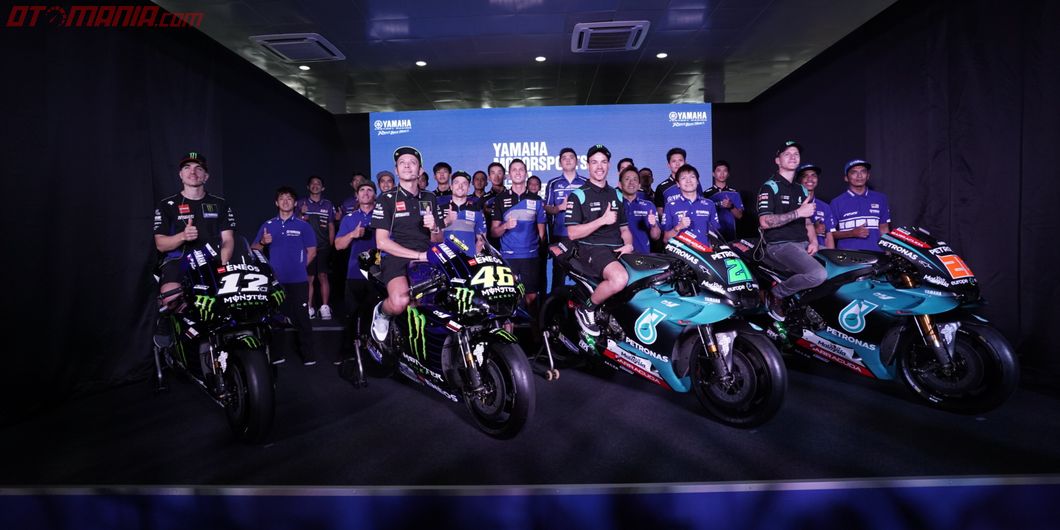 Seluruh pembalap Yamaha pada acara Yamaha Motorsports Media Conference 2019