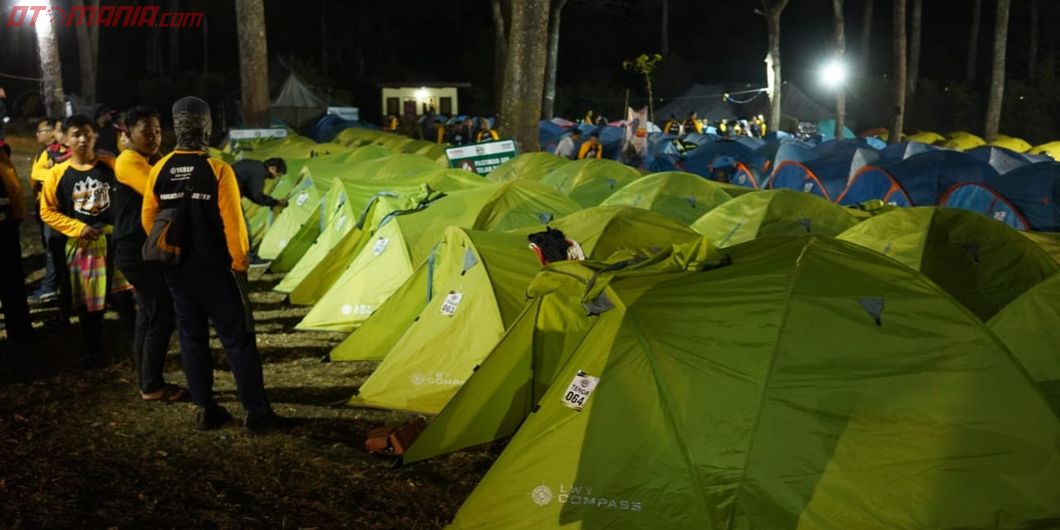 Serunya acara MAXI Yamaha Day 2019, saat camping di Coban Ronndo 