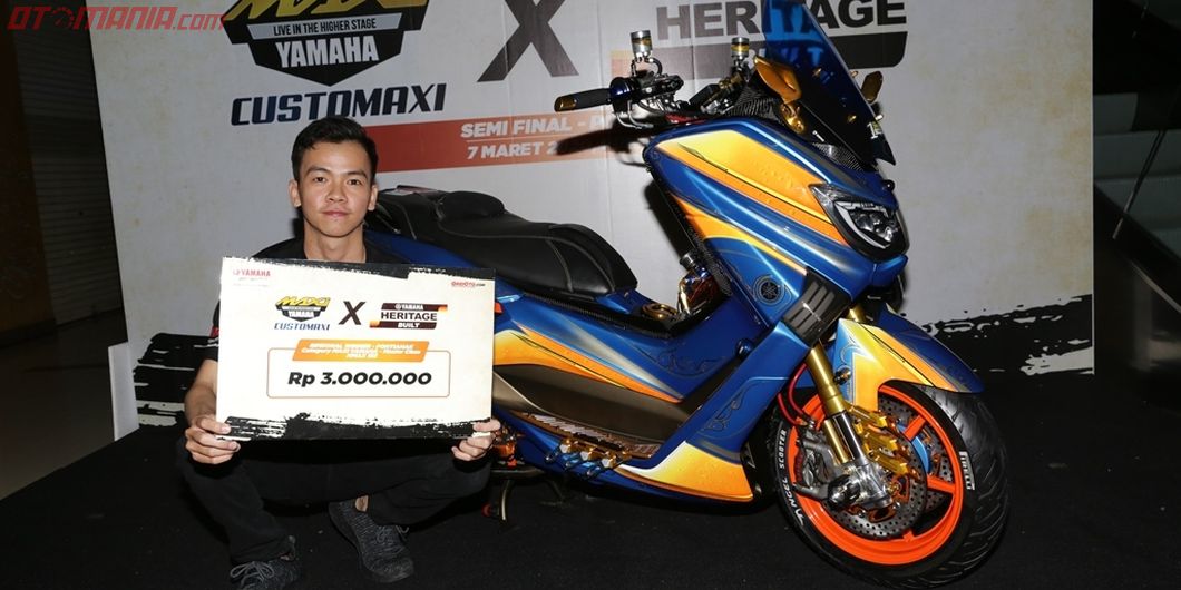 Pemenang kelas master Yamaha NMax
