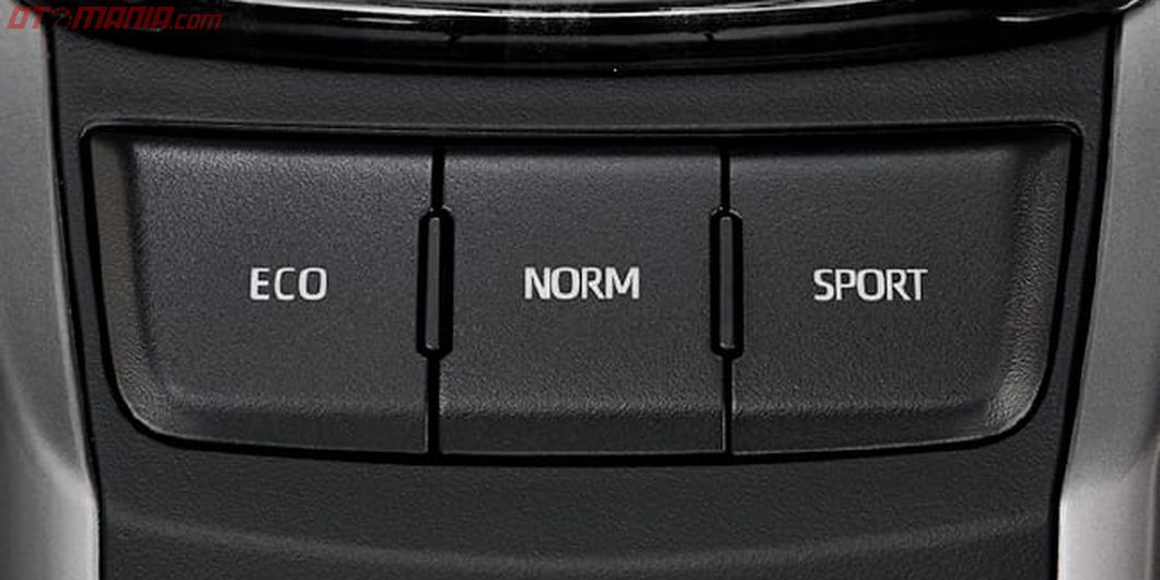 Terdapat 3 mode berkendara yakni eco, normal dan sport