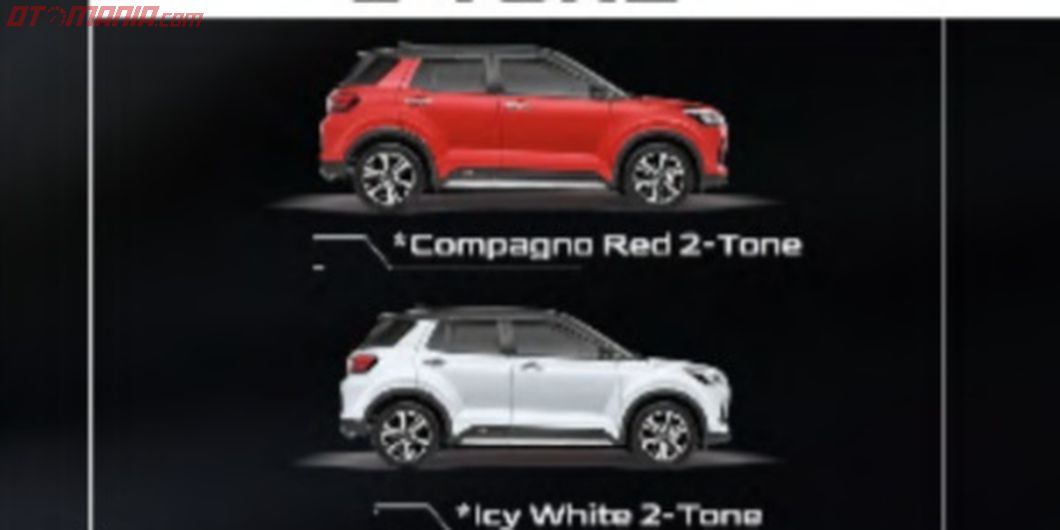 Pilihan warna two tone Daihatsu Rocky