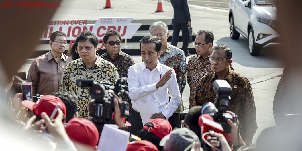 Presiden Joko Widodo, Seremoni Ekspor Sejuta Unit Toyota Indonesia - Photo: RR Inne Aveline