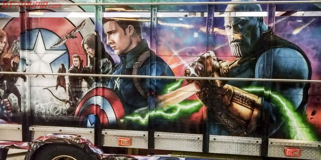 Thanos di bak Avengers, salah satu kontestan modifikasi truk Fuso JFT 2018 – Hikmawan M Firdaus