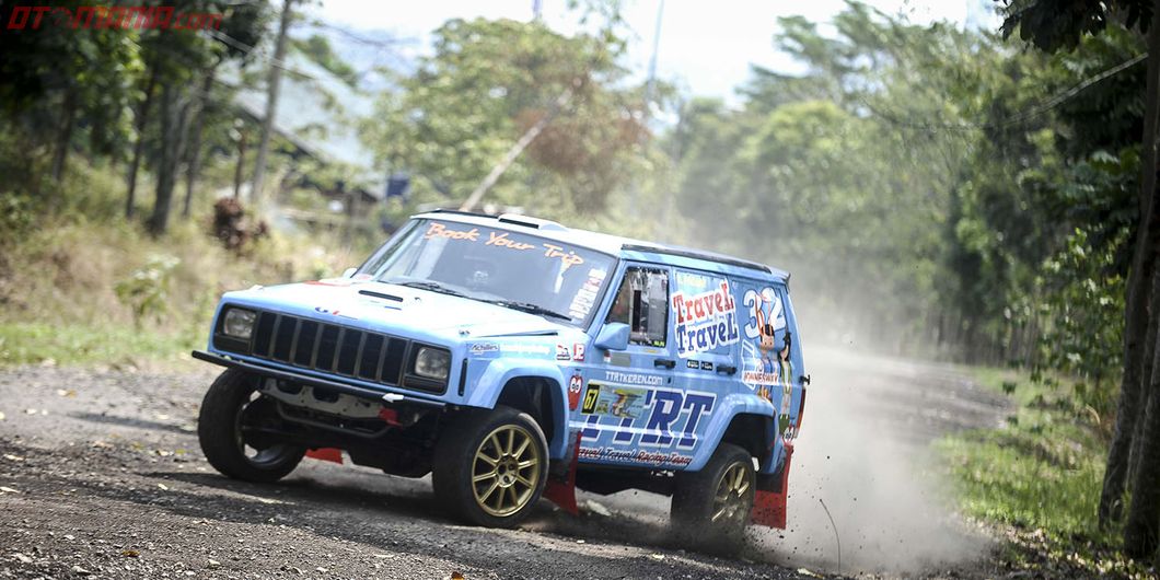 Edu Kaligis di Kejurnas Sprint Reli Tarmac, Put 4 IPSC Sentul 2018. Photo Rizky Avryandi