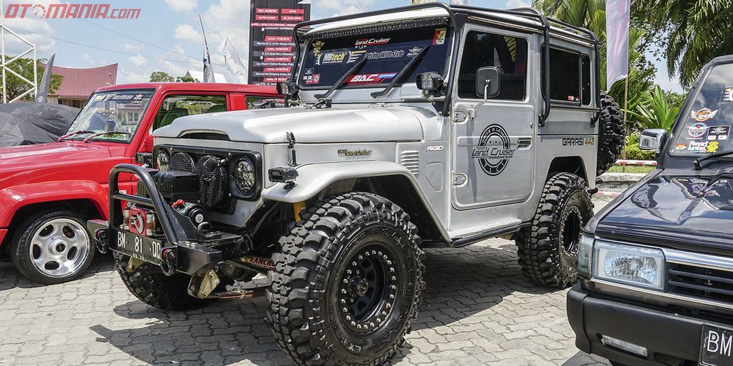 Hardtop Alias FJ40, peserta MBtech Auto Combat seri 2 Pekanbaru 2018. Photo : Agus Salim