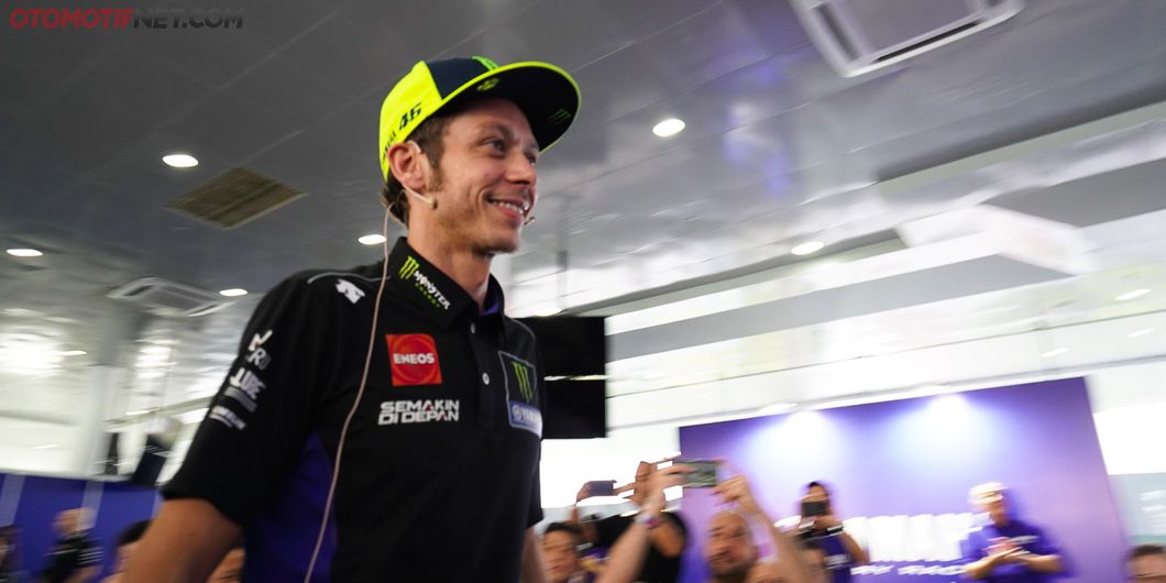 Valentino Rossi pada acara Yamaha Motorsports Media Conference 2019