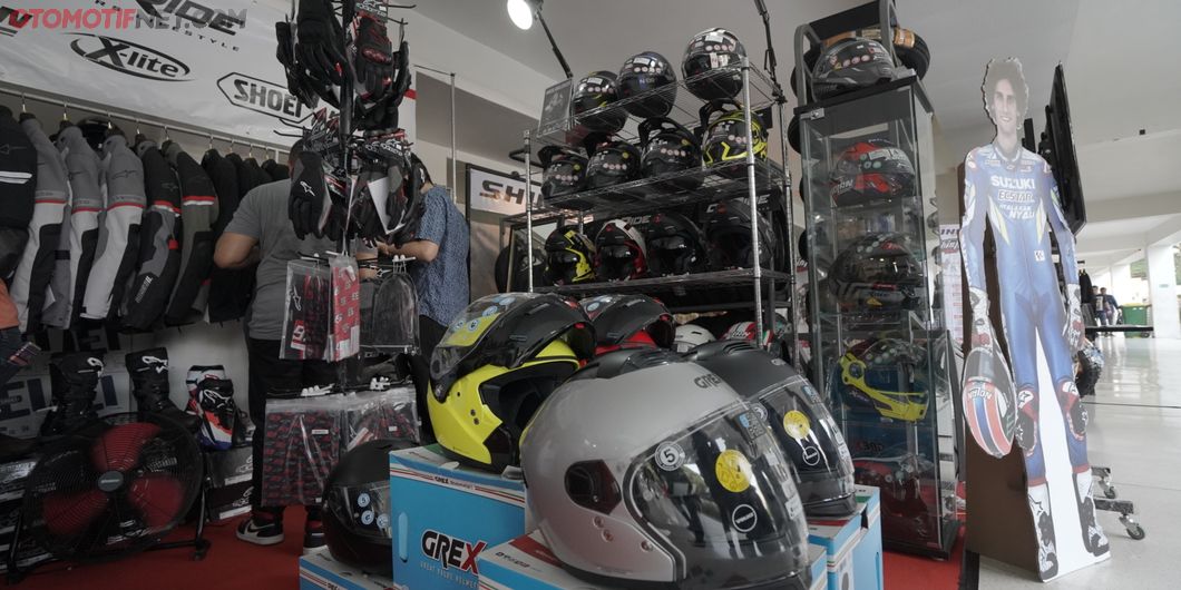 Ada juga produk apparel di IIMS Moto Bike Expo 2019