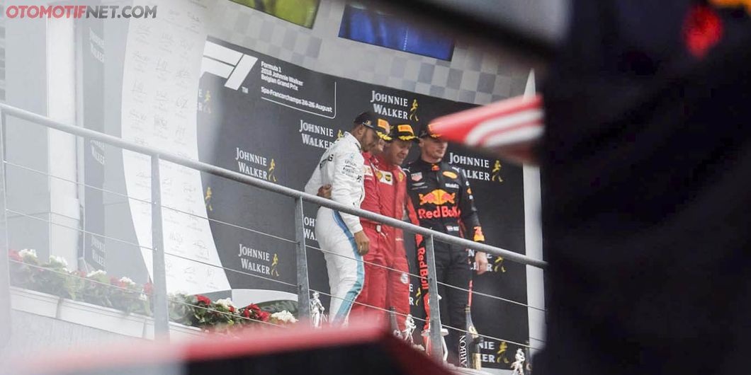 Podium juara F1 Belgia 2018 &ndash; Photo : Antonio Beniah Hotbonar