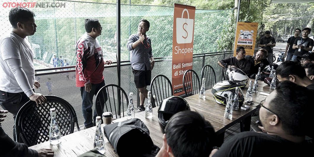 Shopee bersama GridOto.com gelar Sunmori bareng komunitas -  Photo : Rianto Prasetyo