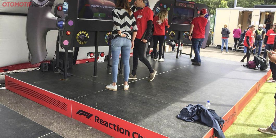Reaction Challenge, di area F1 Fan Zone – Photo : Antonio Beniah Hotbonar