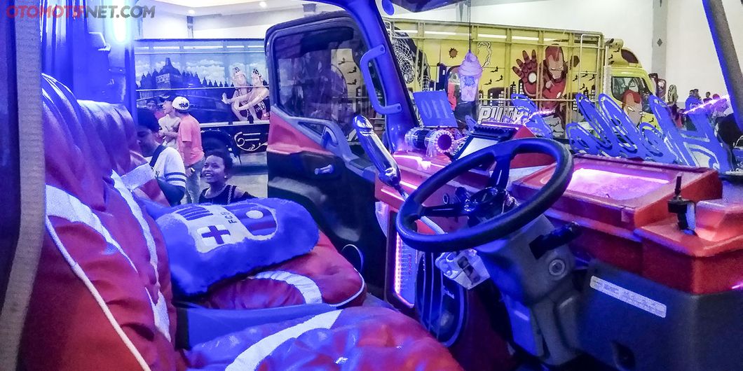 Interior Police Woman, salah satu kontestan di Jogjakarta Truck Festival 2018 - Hikmawan M Firdaus