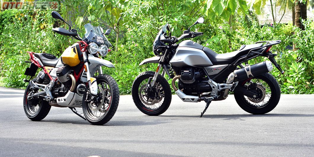 Moto Guzzi V85TT hadir dalam 2 varian warna, yakni two tone dan single tone.