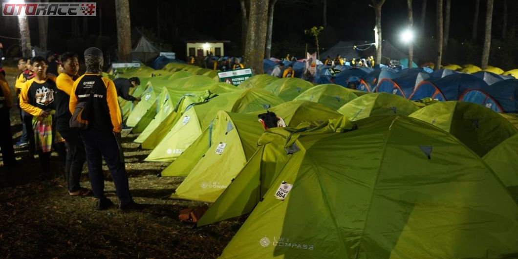 Serunya acara MAXI Yamaha Day 2019, saat camping di Coban Ronndo 