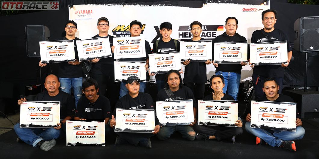 Para pemenang Customaxi Yamaha region Bekasi