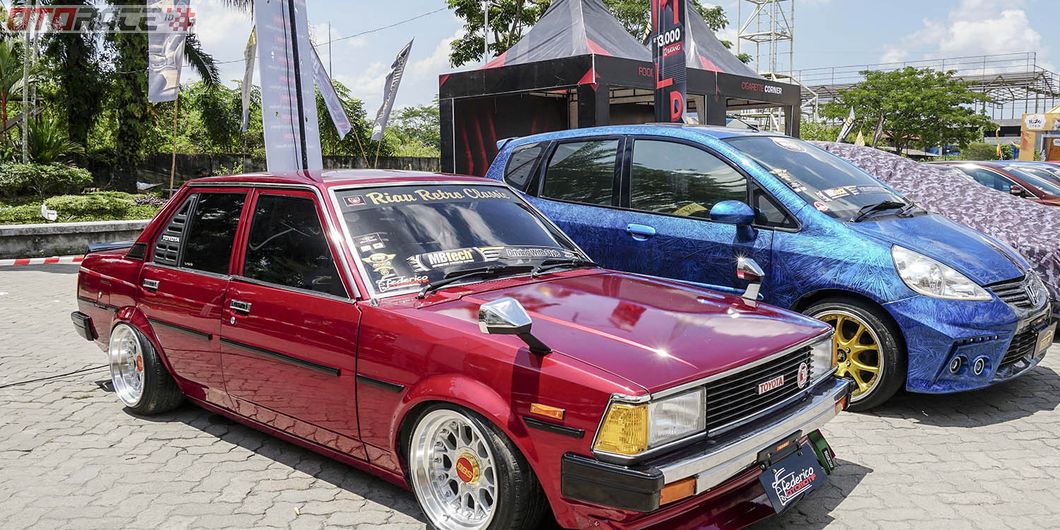 Corolla DX Retro, peserta MBtech Auto Combat seri 2 Pekanbaru 2018. Photo : Agus Salim