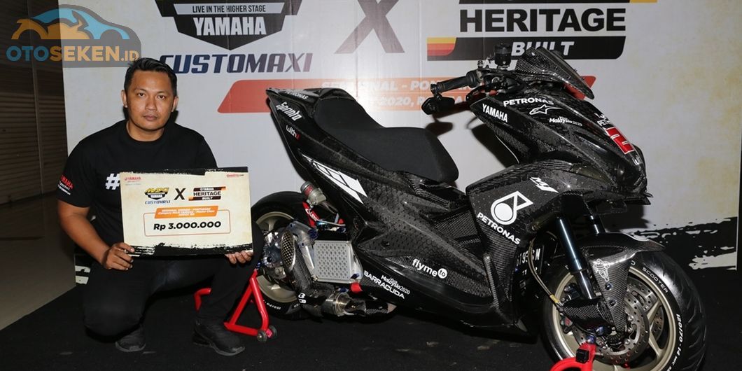 Pemenang kelas master Yamaha Aerox
