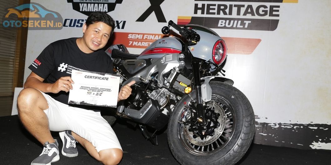 Pemenang Yamaha XSR 155 Heritage Built
