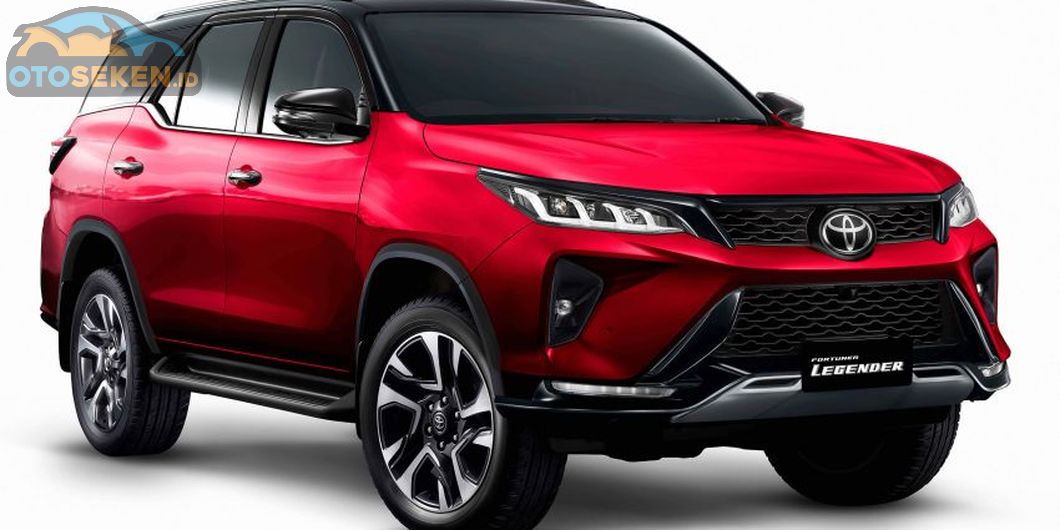 Toyota New Fortuner Legender warna merah