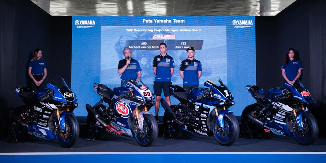 Alex Lowes dan Michael Van der Mark akan mengisi slot tim Pata Yamaha Racing WorldSBK