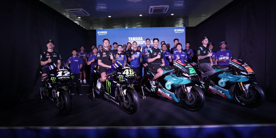 Seluruh pembalap Yamaha pada acara Yamaha Motorsports Media Conference 2019