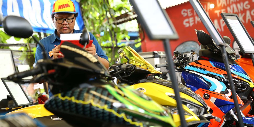 Proses penjurian Customaxi Yamaha 2020