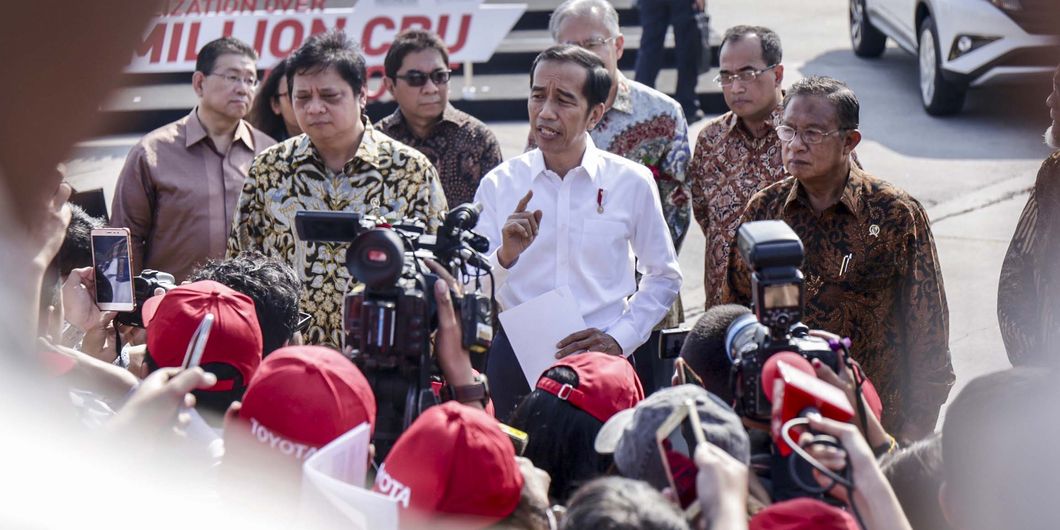 Presiden Joko Widodo, Seremoni Ekspor Sejuta Unit Toyota Indonesia - Photo: RR Inne Aveline