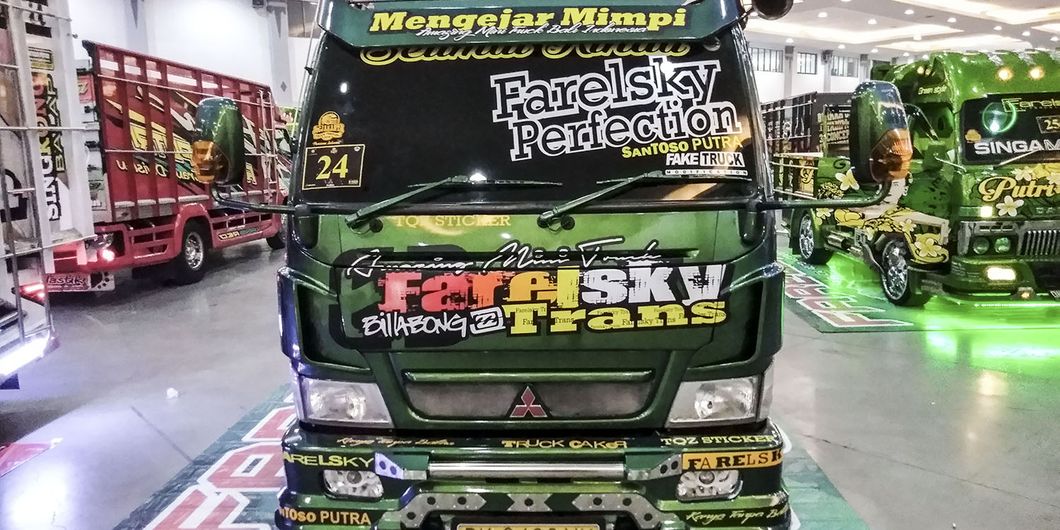 Farelsky Trans, salah satu kontestan modifikasi truk Fuso di JFT 2018 - Hikmawan M Firdaus