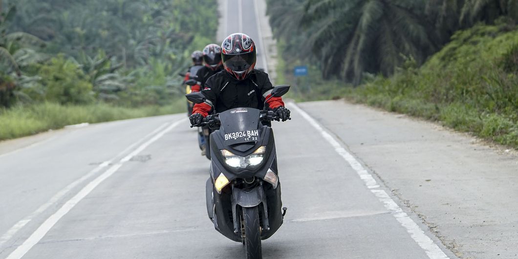 Perjalanan MAXI YAMAHA Tour de Indonesia etape west 2 Medan - Palembang, Photo : Rianto Prasetyo