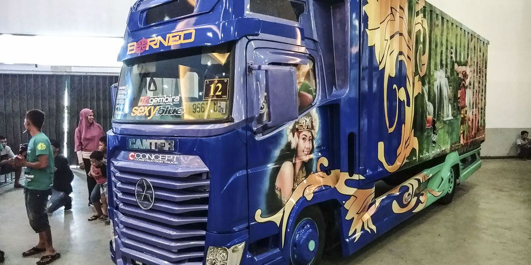 Borneo, salah satu kontestan modifikasi truk di Jogjakarta Truck Festival 2018 - Hikmawan M Firdaus 