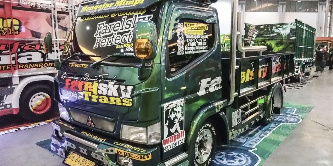 Farelsky Trans, salah satu kontestan modifikasi truk Fuso di JFT 2018 - Hikmawan M Firdaus 