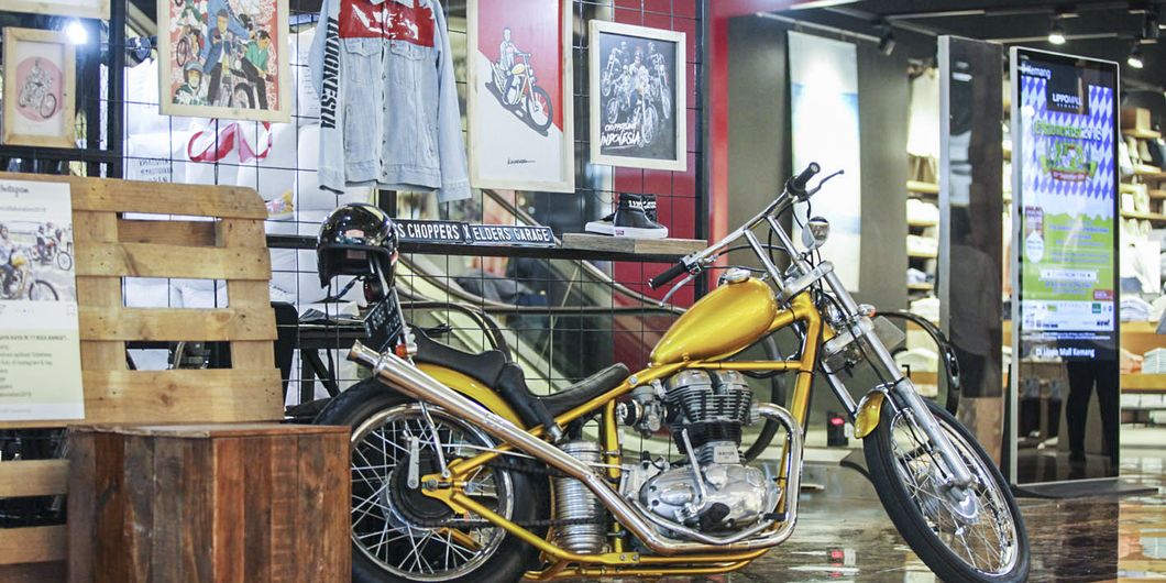 Chopper Presiden Jokowi di  Custom Collaboration 2018. Photo : Indra Kurniawan