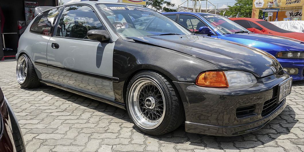 Estilo Carbon, peserta MBtech Auto Combat seri 2 Pekanbaru 2018. Photo : Agus Salim