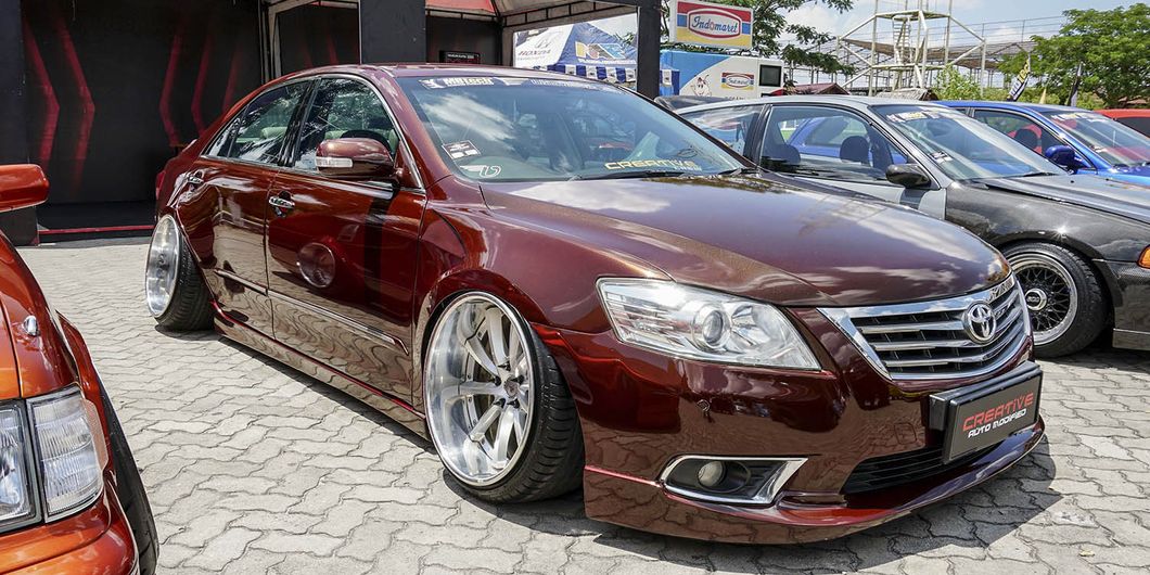 Camry VIP Style, peserta MBtech Auto Combat seri 2 Pekanbaru 2018. Photo : Agus Salim