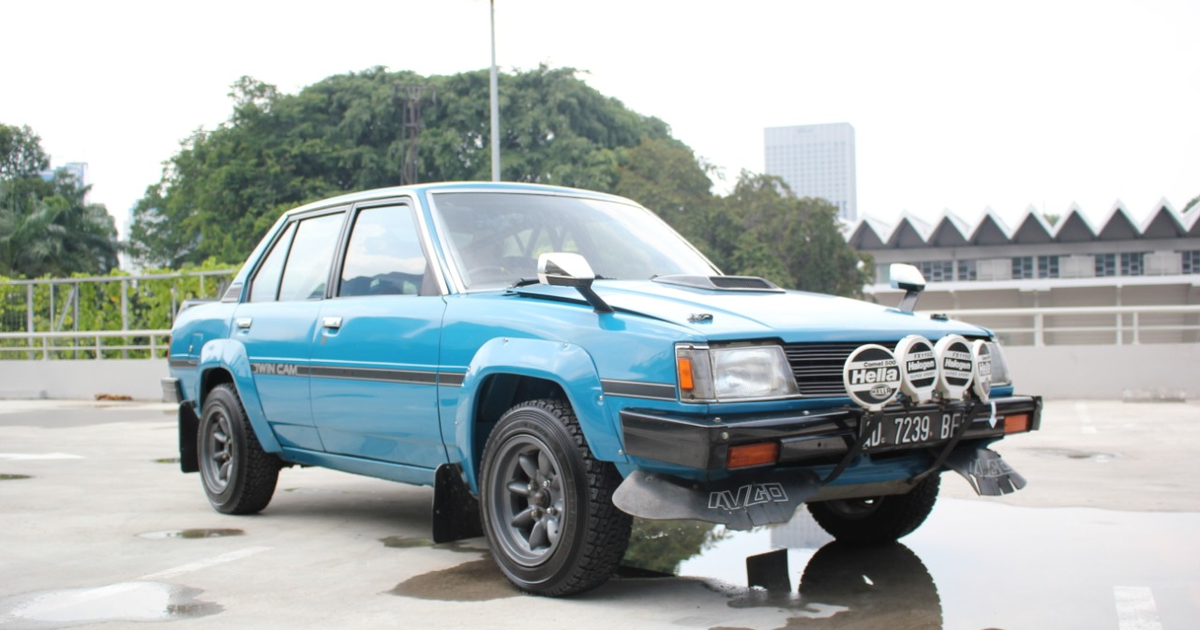 Toyota Corolla DX Bergaya Rally, Ditanam Mesin Turbo Kepunyaan Celica ...
