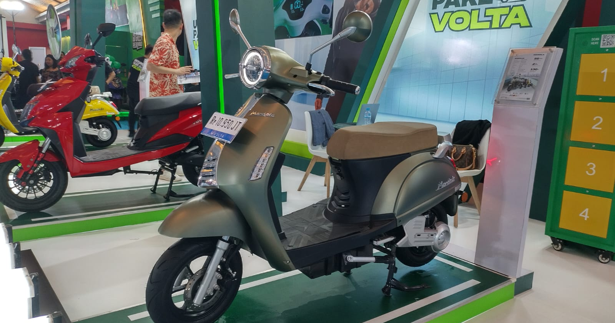 Volta Mandala, Satu Lagi Skuter Listrik Bak Vespa Harga Rp 10 Jutaan ...