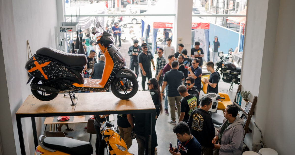TVS The Ride Shop Bali Kembali Dibuka, Fasilitas Lebih Lengkap dan ...